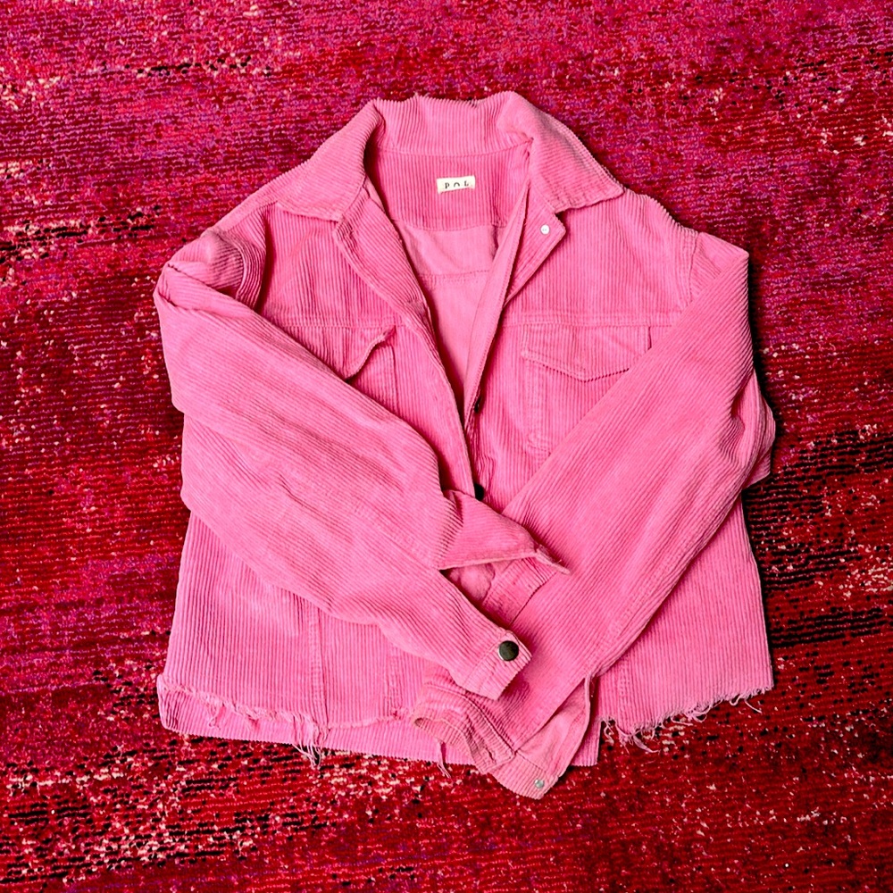 Pink corduroy jacket